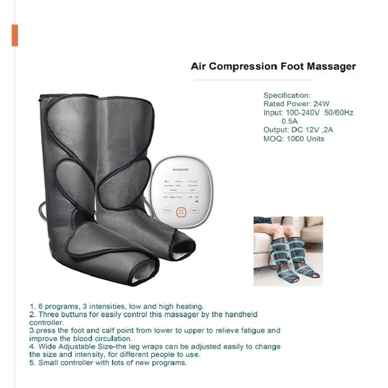 CompressX-Heated Leg Massager